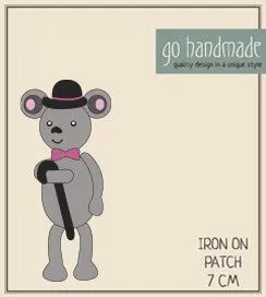 Go Handmade Gentlemann Elliot strykemerke 7 cm