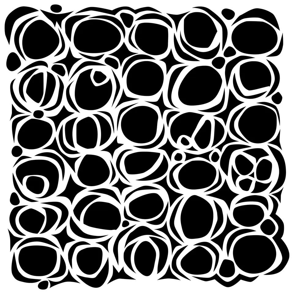The Crafters Workshop TCW1068s Circles Nested sjablong 6x6 plast