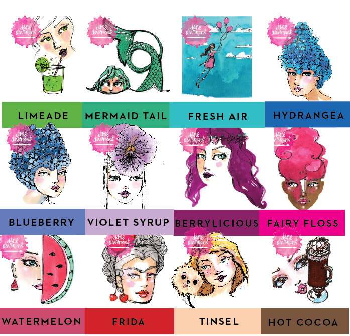 Jane Davenport INKredible Berrylicious blekk lilla bærduft
