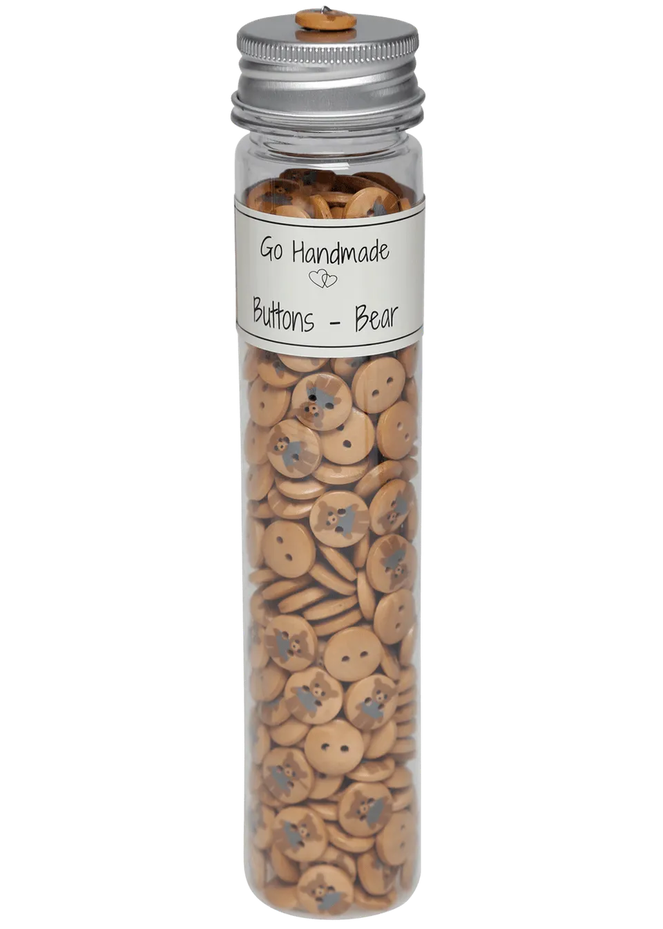 Go Handmade Teddy knapper 13 mm blå 310 stk