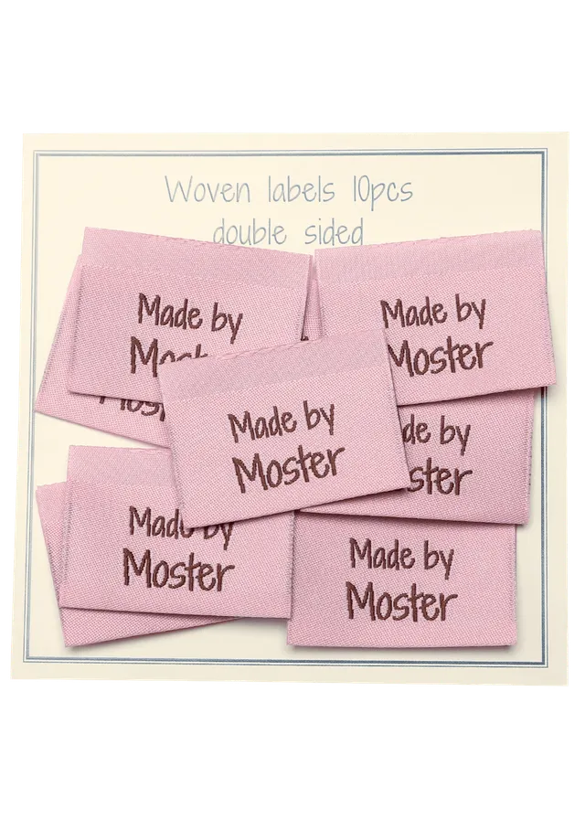 Go Handmade vevde merkelapper made by moster rosa 10 stk