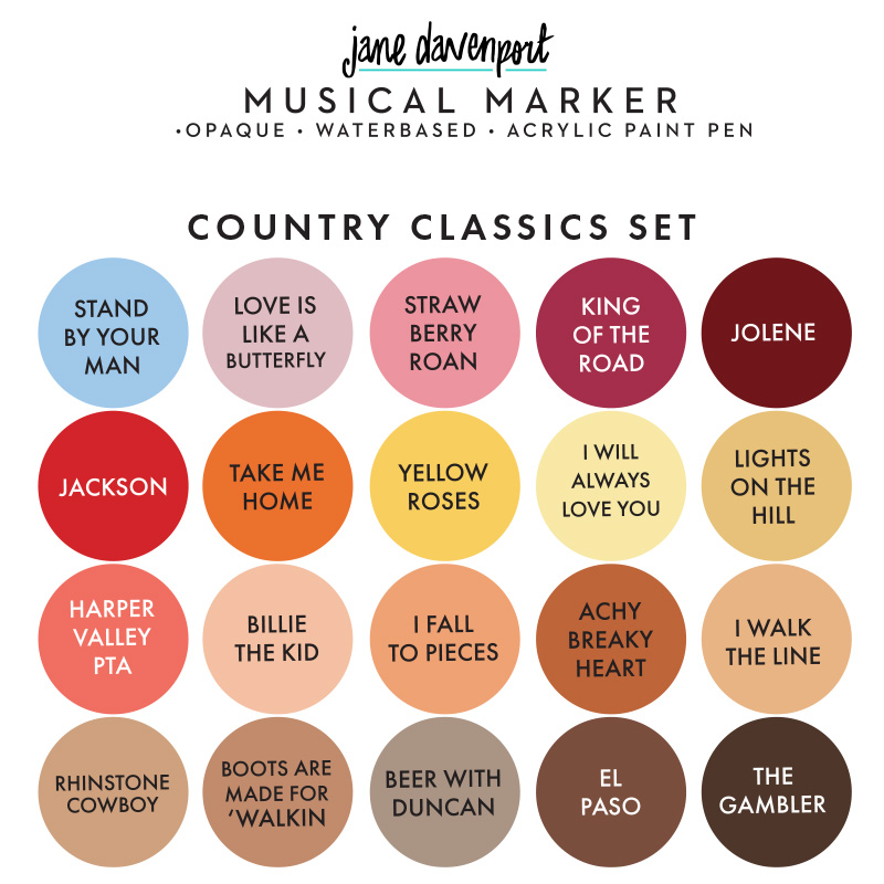 Jane Davenport Country Classics tusjer hudtone 20stk