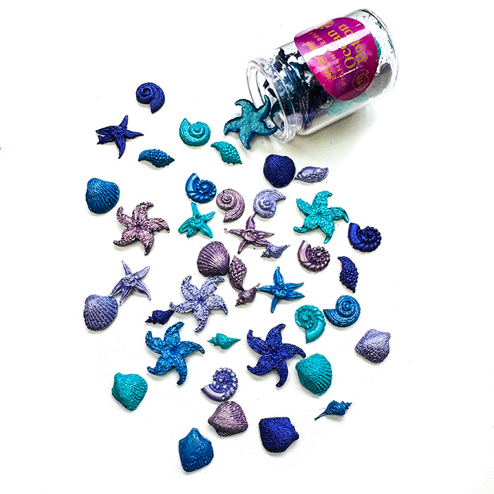 Jane Davenport Pigment Pebble Ocean Potion akvarell glitter