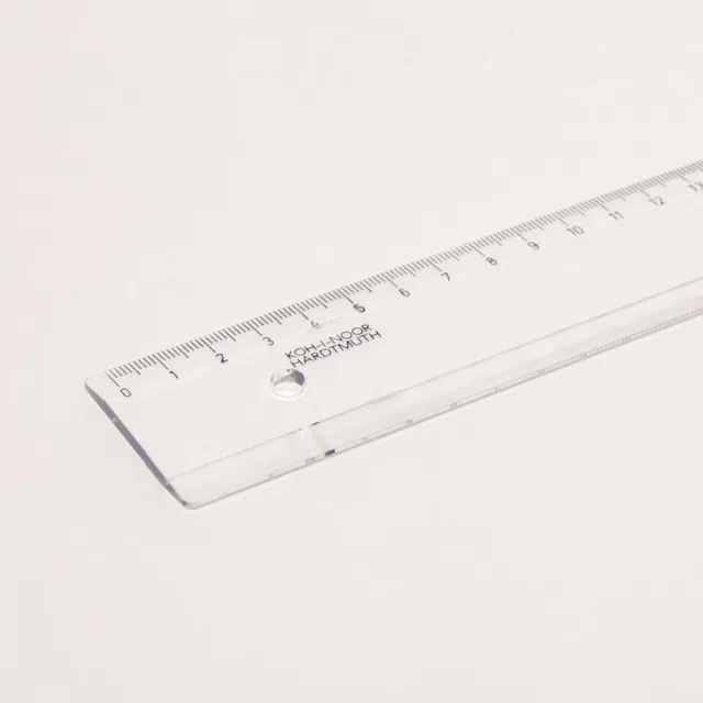 KEM linjal plast til skole og tegning