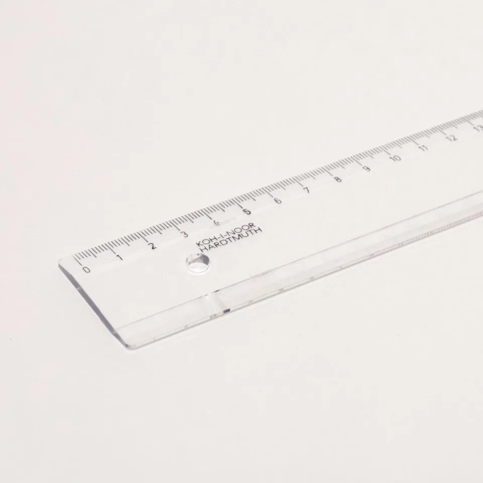 KEM linjal plast til skole og tegning