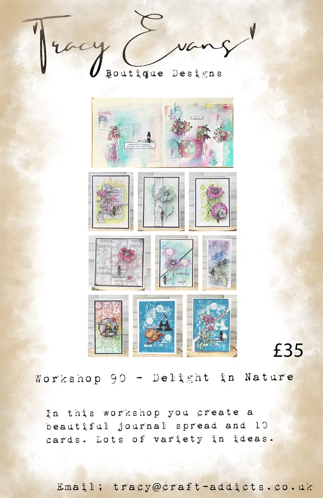Tracy Evans Design Workshop 090 Delight In Nature nettkurs