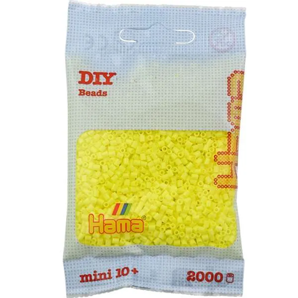 Hama Mini perler pastelgul 2000 stk 2,5 mm