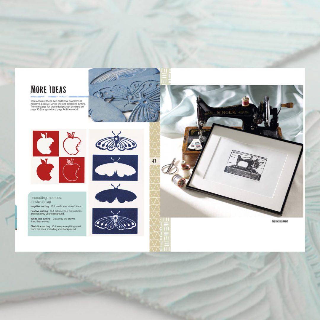 KEM Beginner's Guide to Linocut linotrykkbok nybegynner