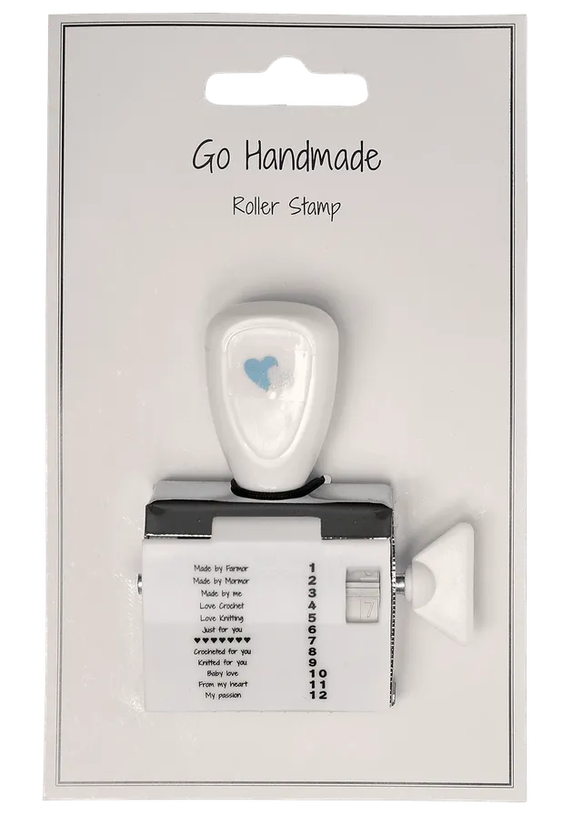 Go Handmade Skandinavisk rullestempel 12 tekster