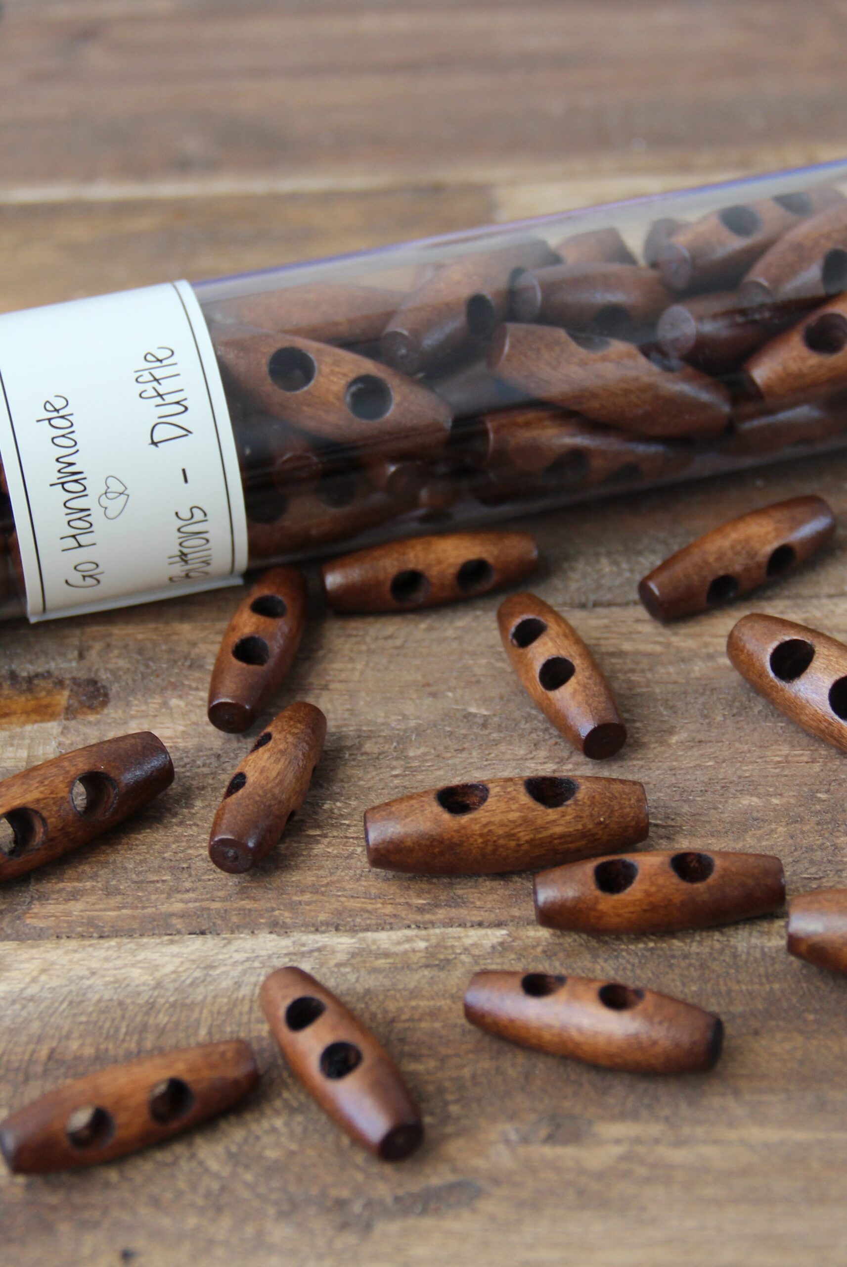 Go Handmade Duffle knapper 35 mm flaske 40-pk toggles