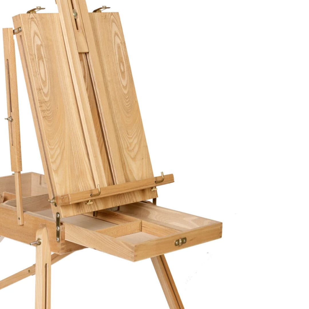 KEM feltstaffeli med koffert justerbart 87 cm lerret