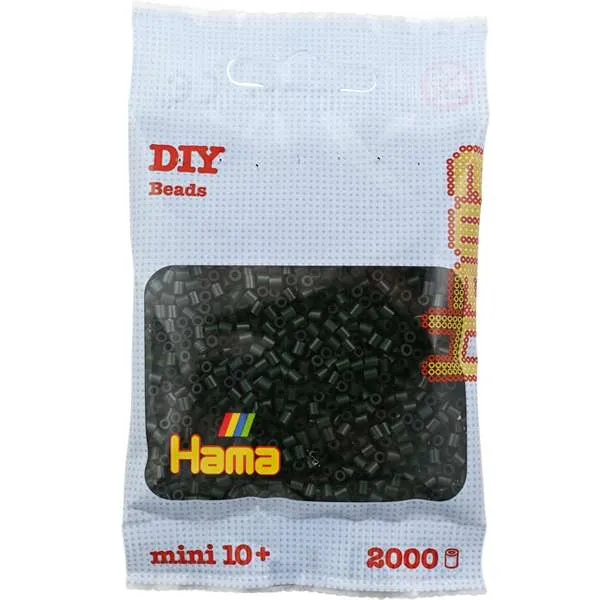 Hama Mini perler mørkegrønn 2000 stk små