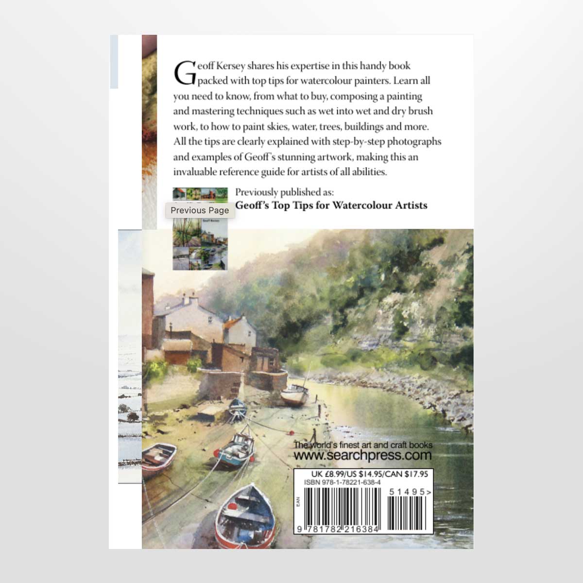 Geoff Kersey Pocket Book for Watercolour Artists akvarellbok