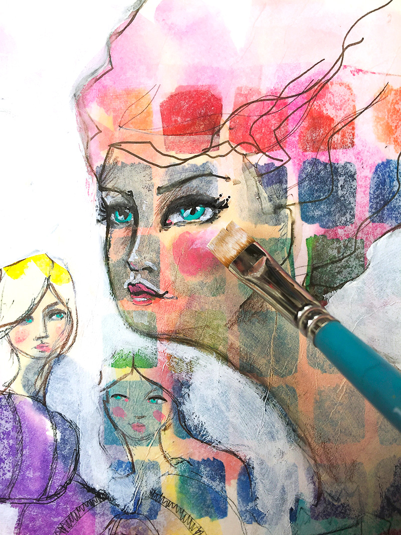 Jane Davenport Collage MediYum medium matt stor