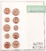 Go Handmade Glitter knapper glitter 10 stk