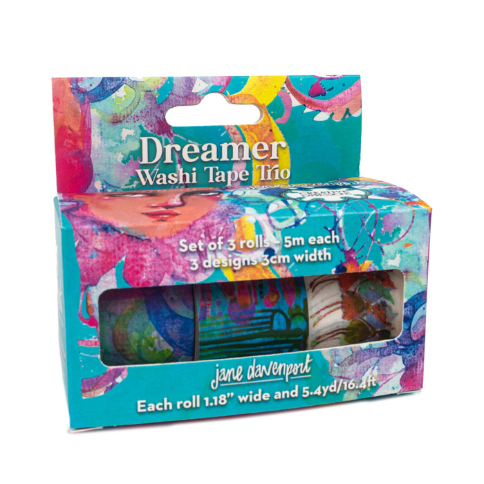 Jane Davenport Dreamer washi trio tape 3 ruller