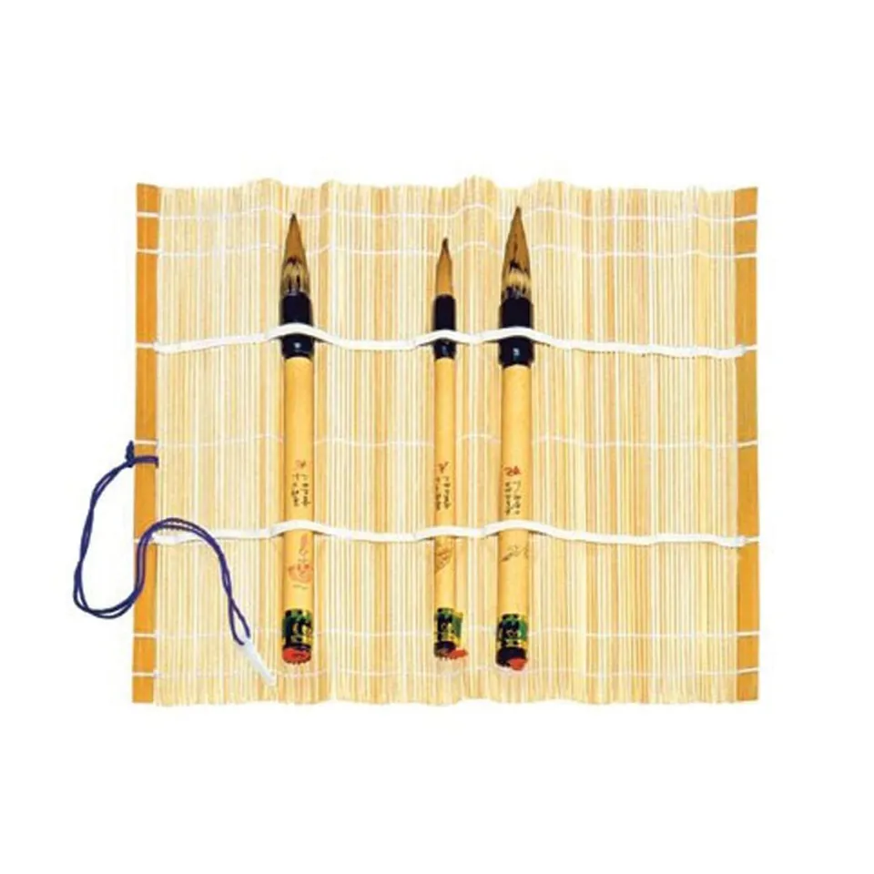 KEM penselmatte bambus 28x28cm med strikk