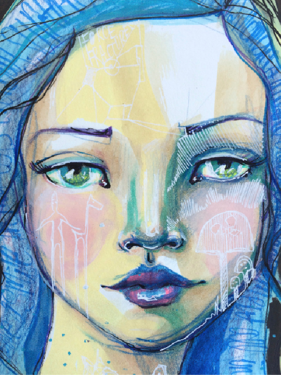 Jane Davenport Draw Happy tegnebok nybegynner
