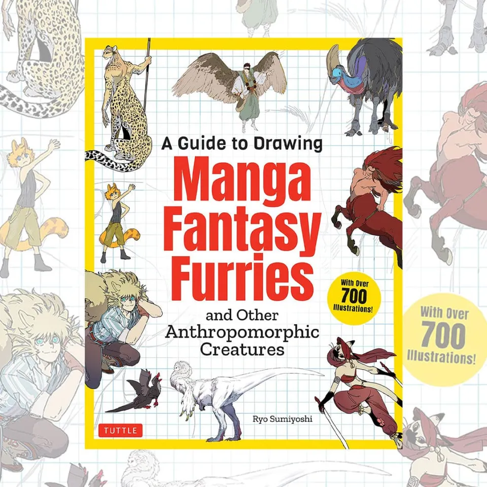 KEM A Guide to Drawing Manga Fantasy Furries tegnebok