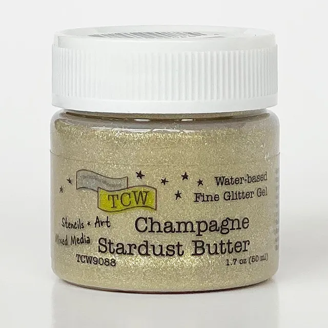 The Crafters Workshop Stencil Butter Champagne effektpasta 50 ml