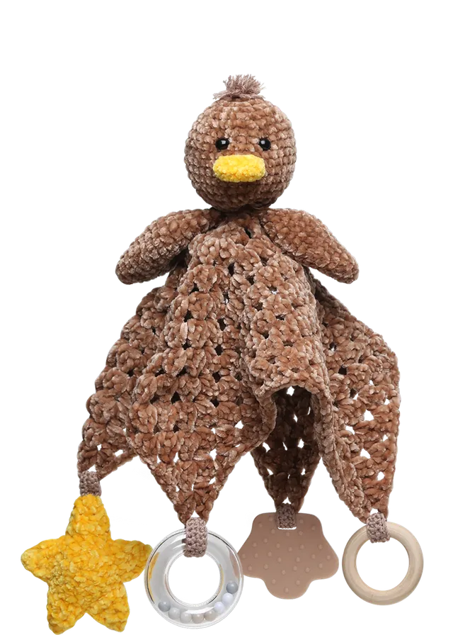 Go Handmade Canard sensoriel hekleoppskrift sanseand