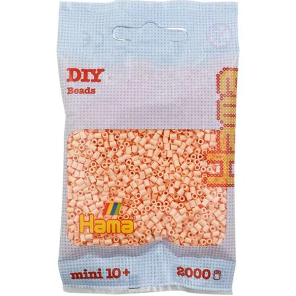 Hama Mini perler light peach 2000 stk lys