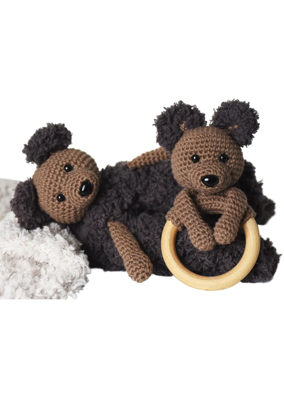 Go Handmade Coco heklesett snuttefilt træring