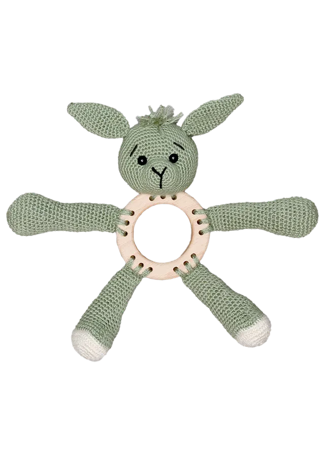 Go Handmade Bunny on Ring hekleoppskrift kaninrangle 18 cm