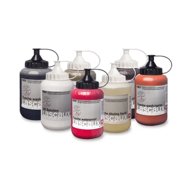 Lascaux 3990 tusjsett grafikk 6x85ml vannbasert