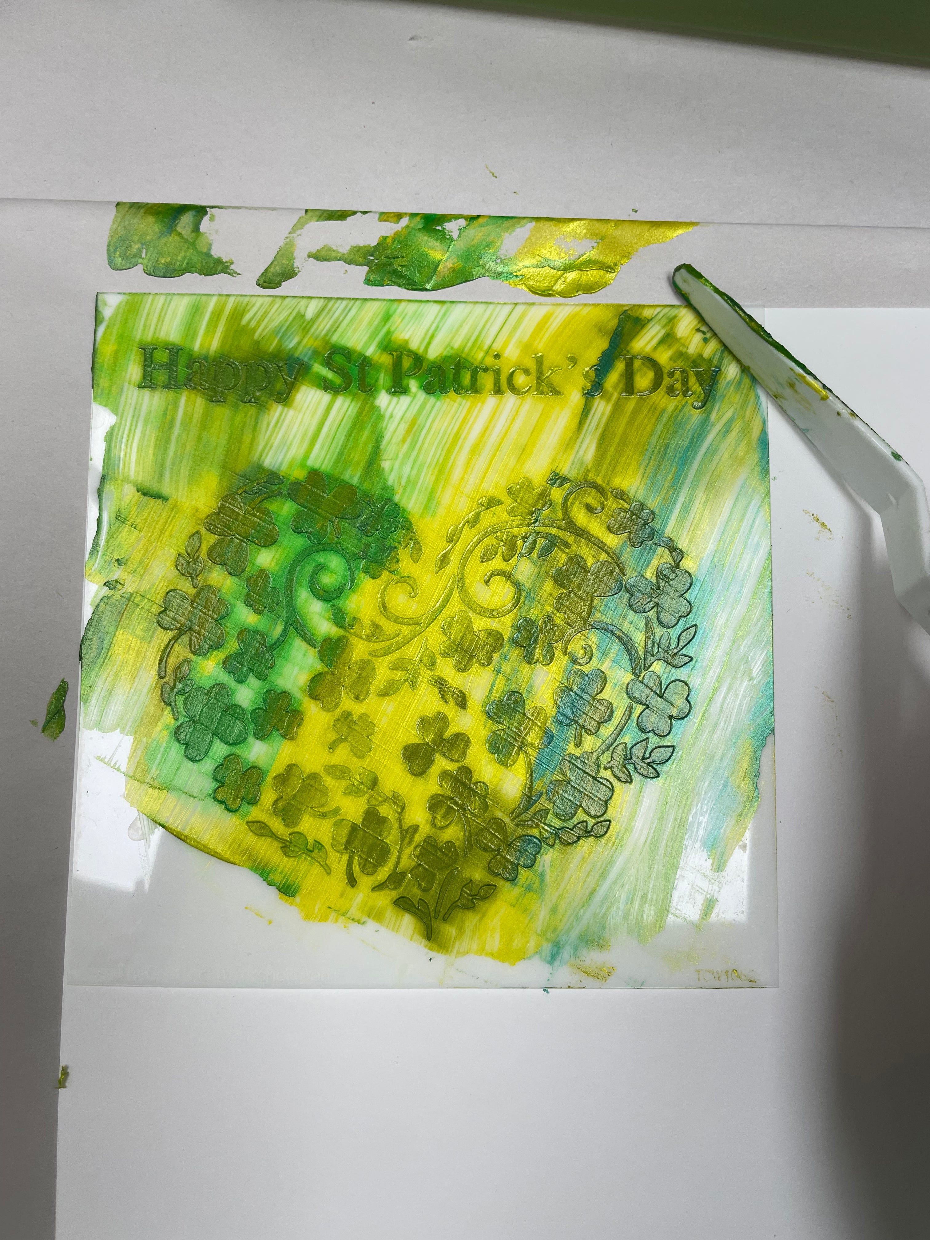 TCW Shamrock sjablongpakke 2x 6x6 kløver