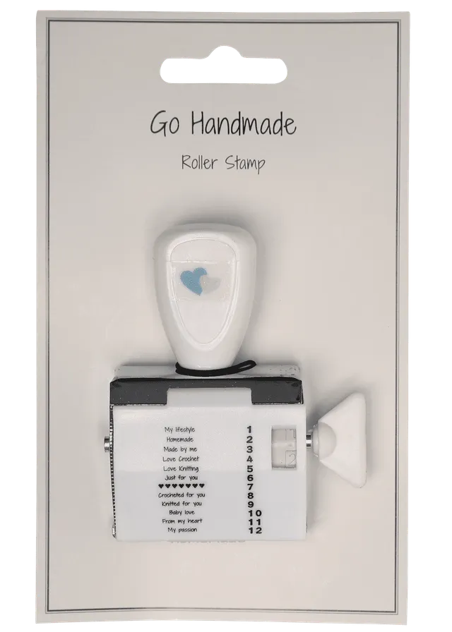 Go Handmade Stamp stempel med 12 tekster UK