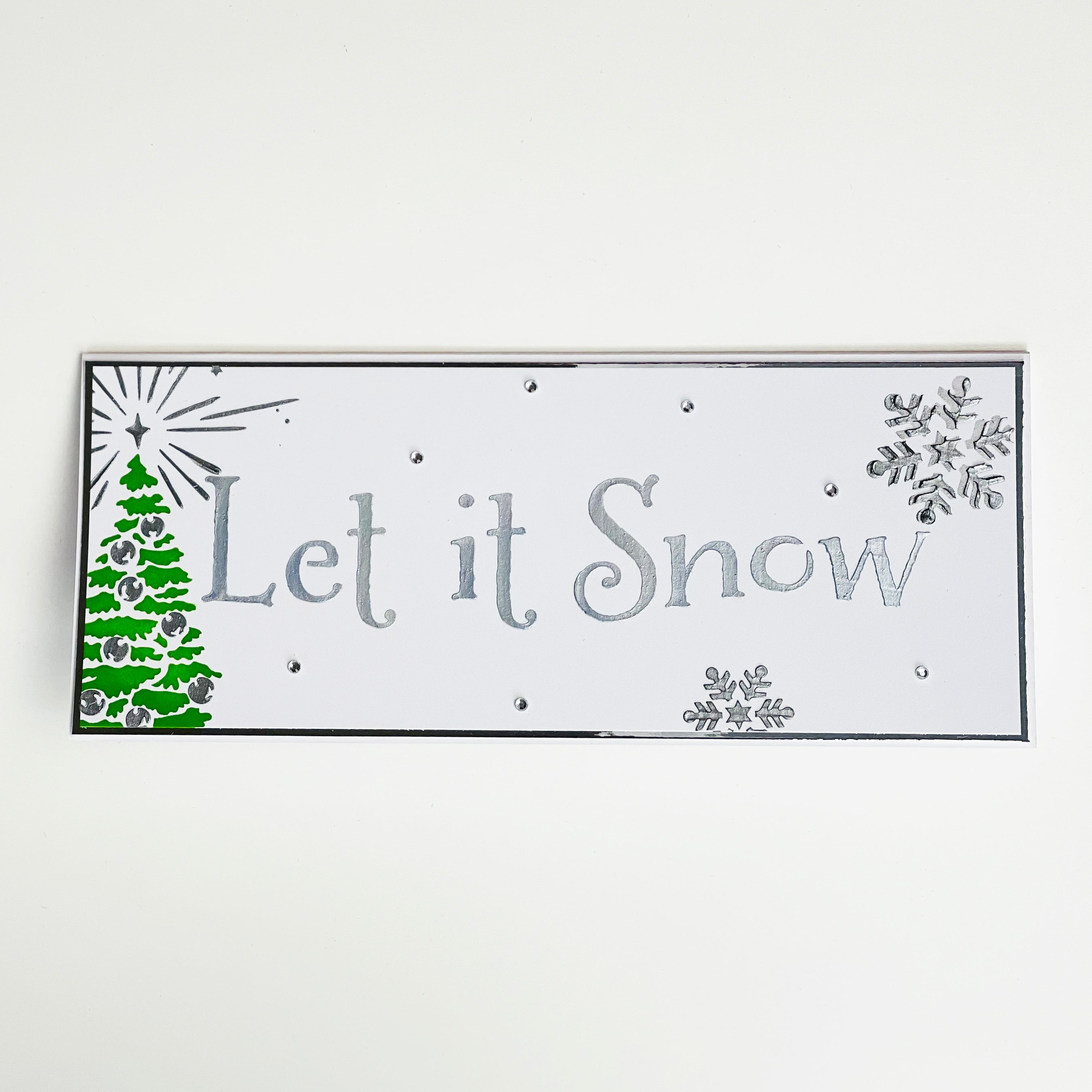 The Crafters Workshop TCW6006 Holiday Words sjablong slimline