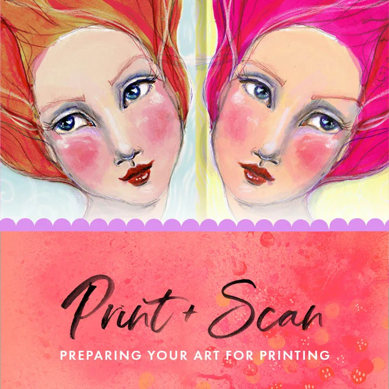 Jane Davenport Print & Scan kunsthefte