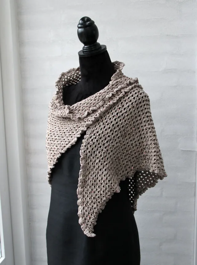 Go Handmade Granny Party hekleoppskrift sjal