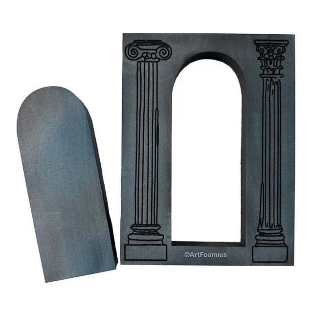 Jane Davenport Painterly Pillars Arch skumstempel 2-pk