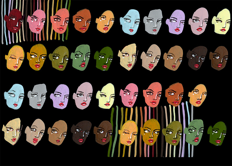Jane Davenport Colour Paint Pens akryltusj dekkende