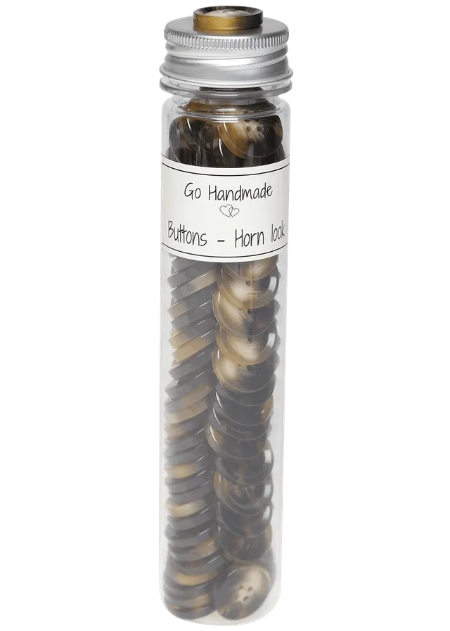 Go Handmade knapper hornlook 92 stk