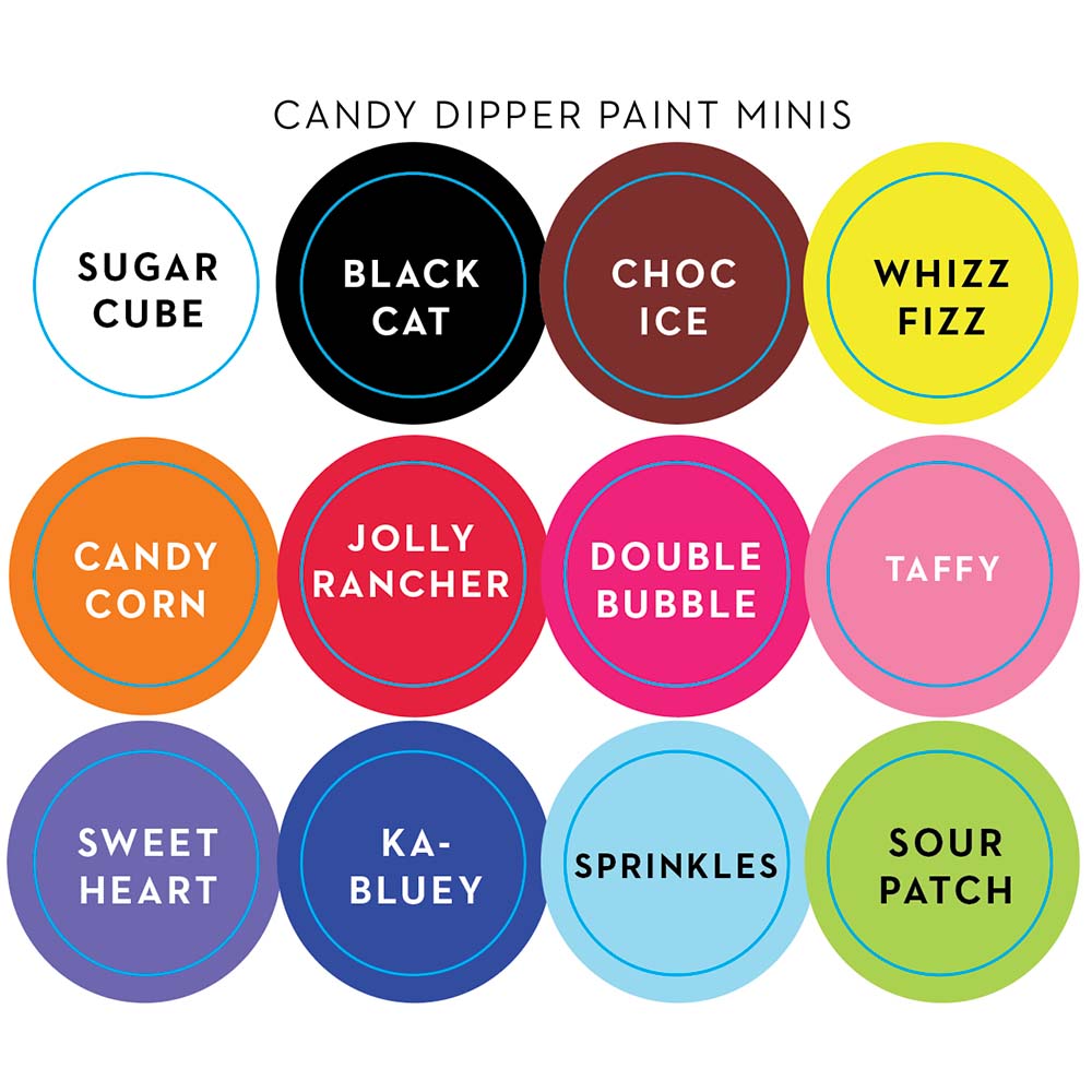 Jane Davenport Candy Dipper Paint Minis akrylmaling småflasker