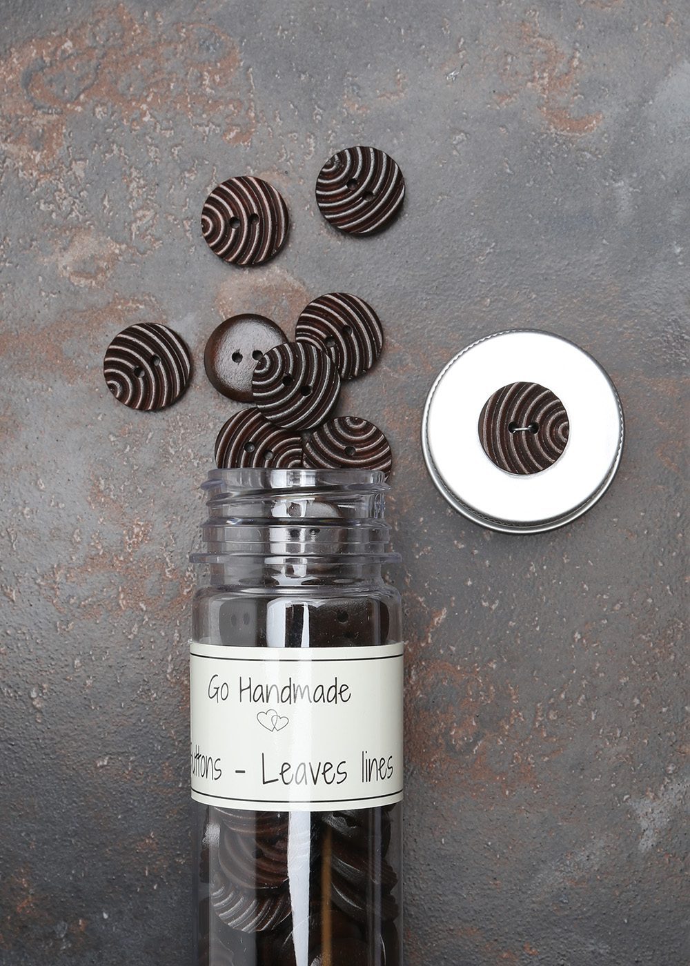 Go Handmade Leaves Lines knapper flaske 95-pk
