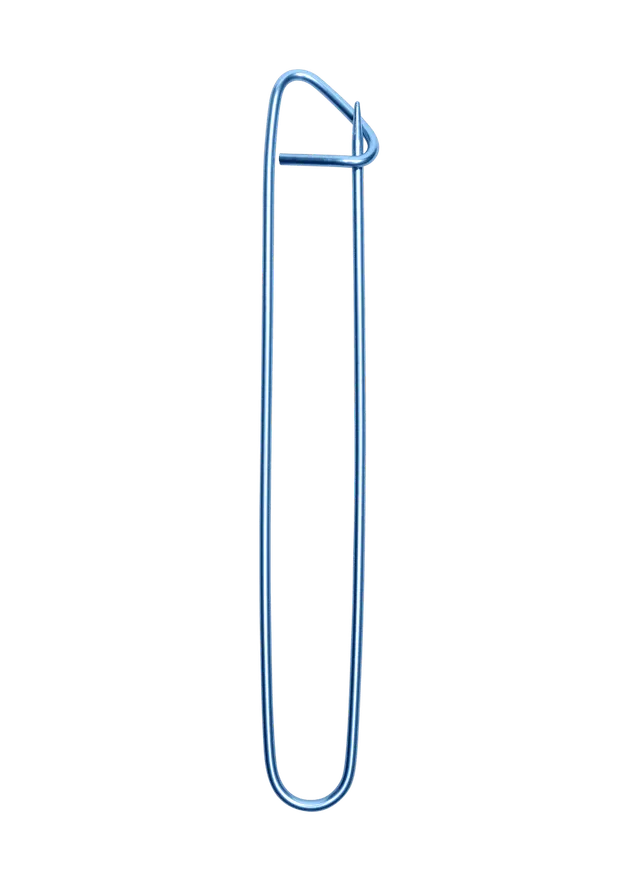 Go Handmade maskeholder strikk blå 16 cm