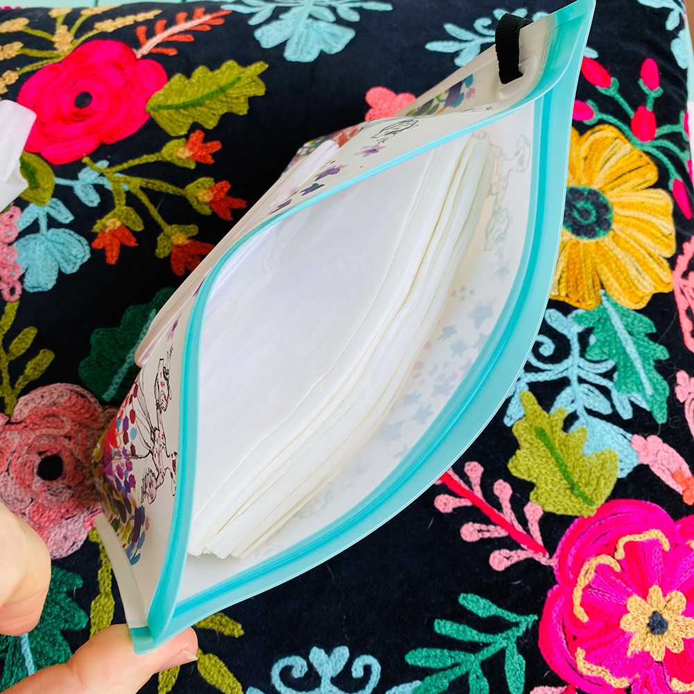 Jane Davenport Art Clutch mappe til våtservietter