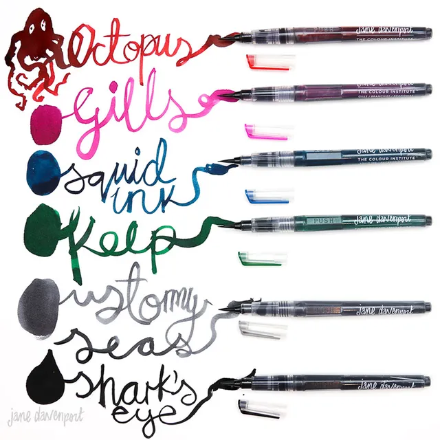 Jane Davenport Mermaid Markers Shipwrecked tusjer mørke
