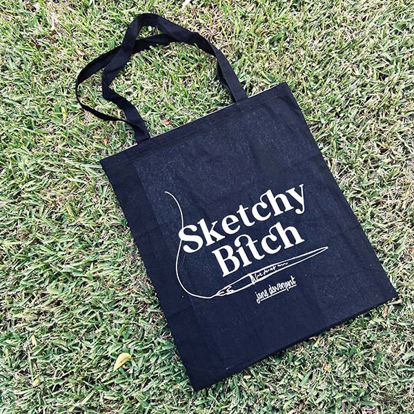 Jane Davenport Sketchy B*tch Kit tegnesett lett
