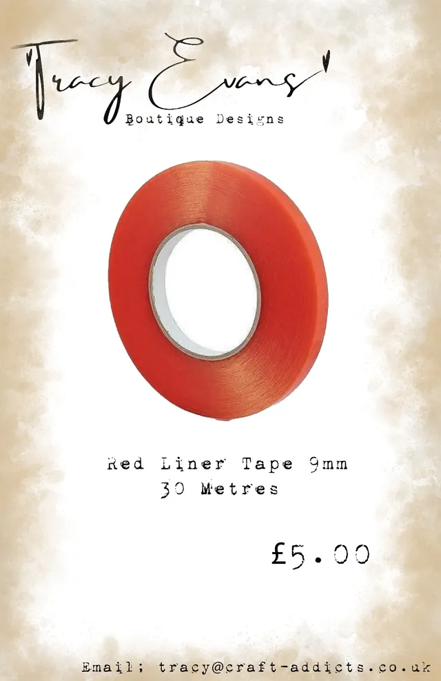 Tracy Evans Design AC025 dobbeltsidig tape 9 mm 30 m
