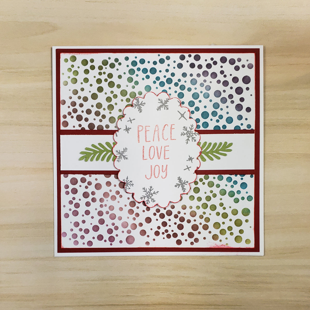 The Crafters Workshop TCW975 Random Bubbles sjablong 6x6 bobler