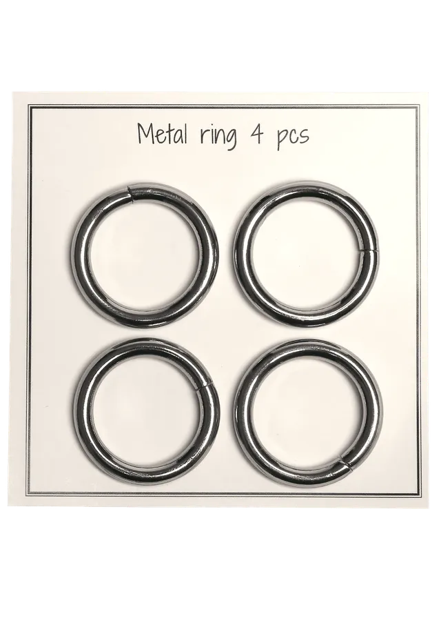 Go Handmade O-ring D30 mm 4 stk metallring