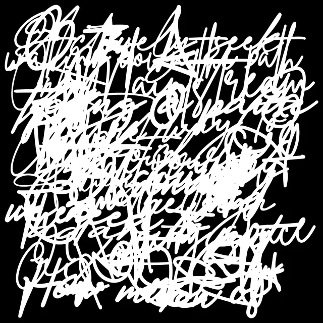 The Crafters Workshop TCW1093 Messy Script sjablong 6x6 skrift