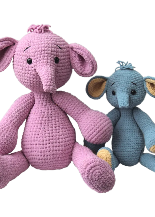 Go Handmade Elephant friends Happy Chunky oppskrift
