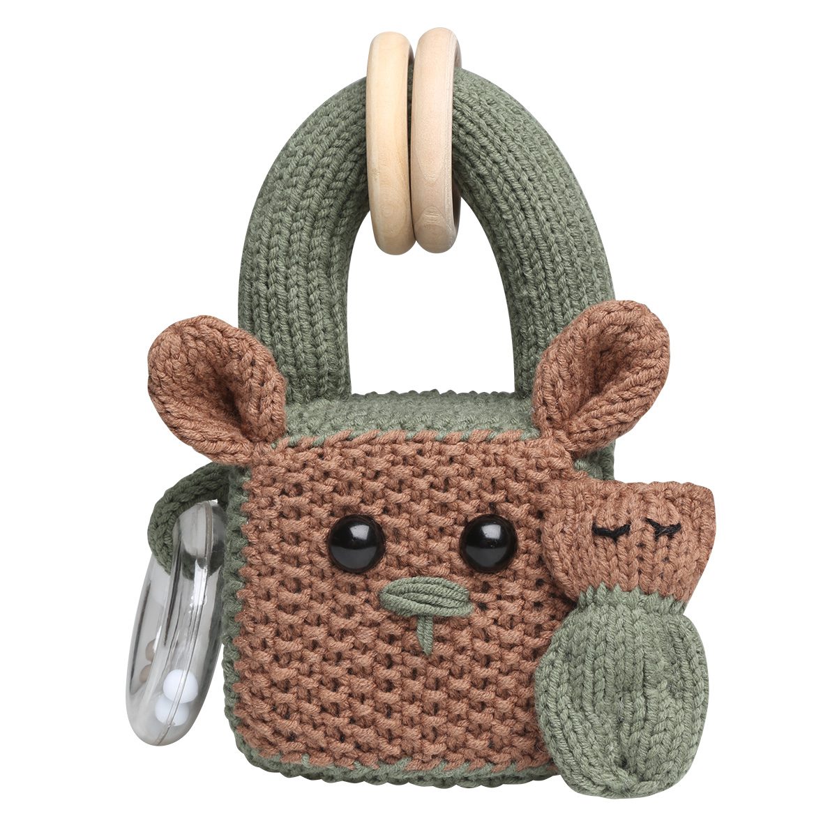 Go Handmade Stabelterninger med dyr hekleoppskrift 8 cm