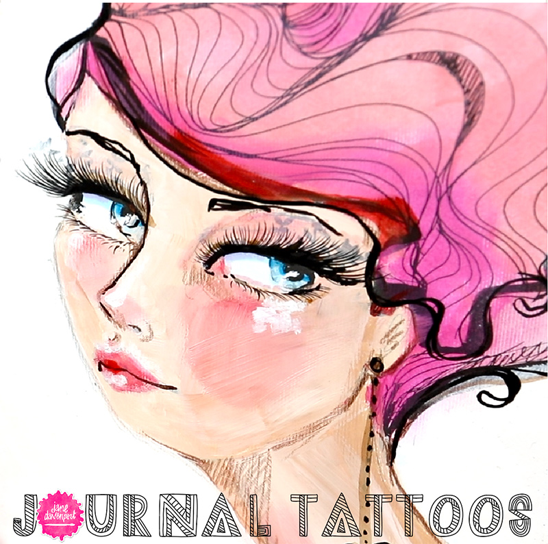 Jane Davenport Masquerade Journal Tattoos rub-on ark